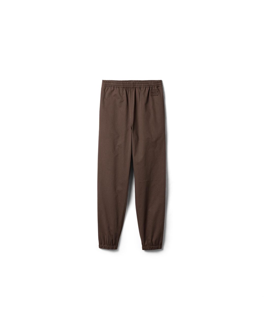 Miu Miu Brown Washed Twill Joggers