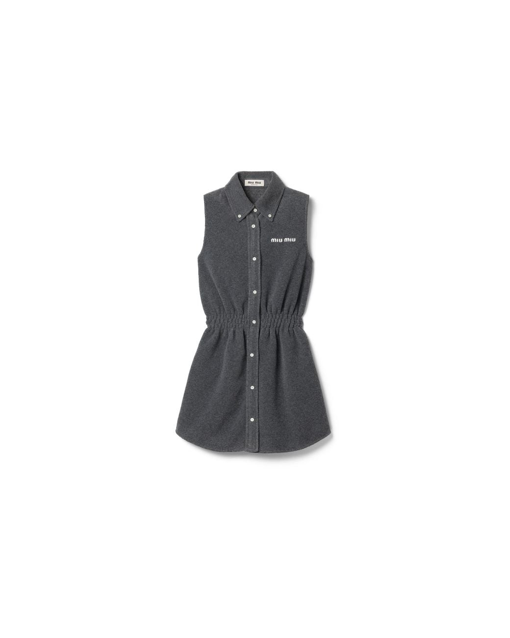 Miu Miu Blue Fleece Dress