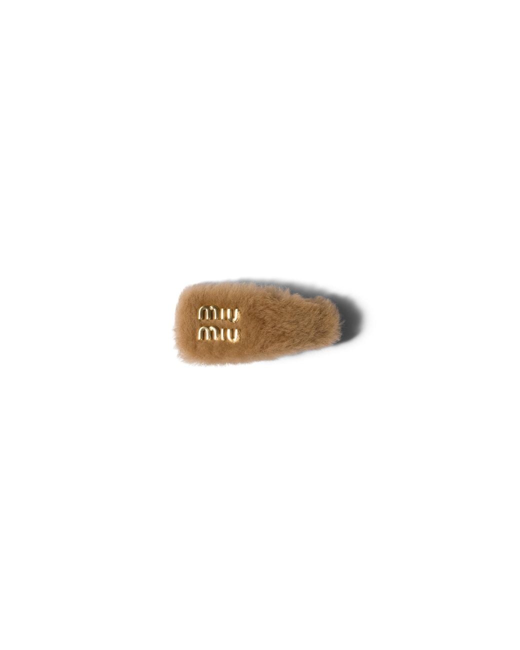 Miu Miu Natural Shearling Hair Clip