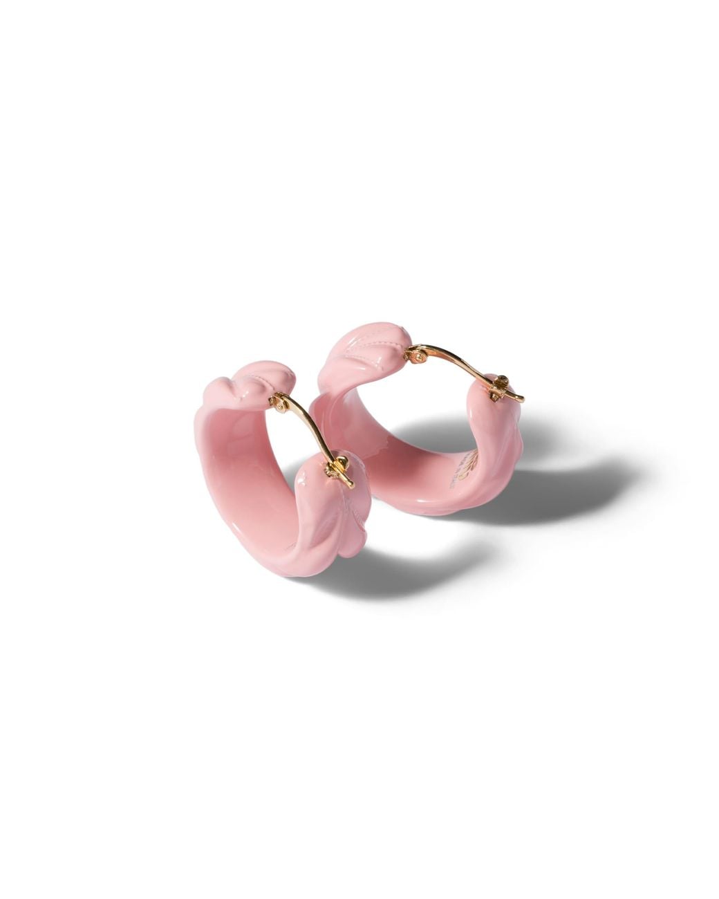 Orecchini Con Motivo Matelassé Donna di Miu Miu in Pink