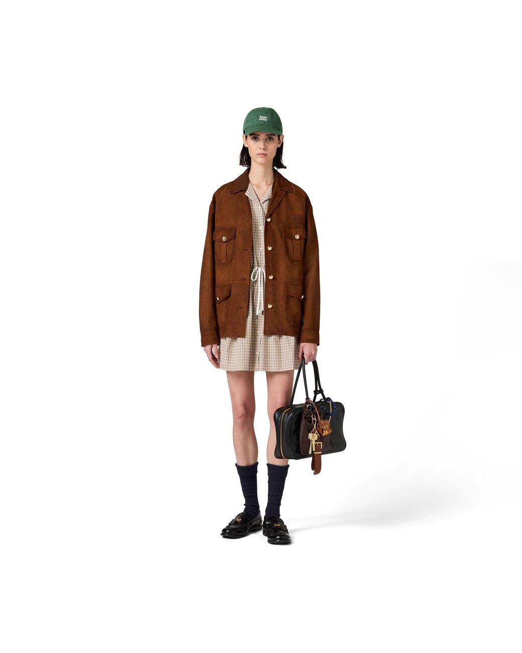Miu Miu Brown Suede Jacket