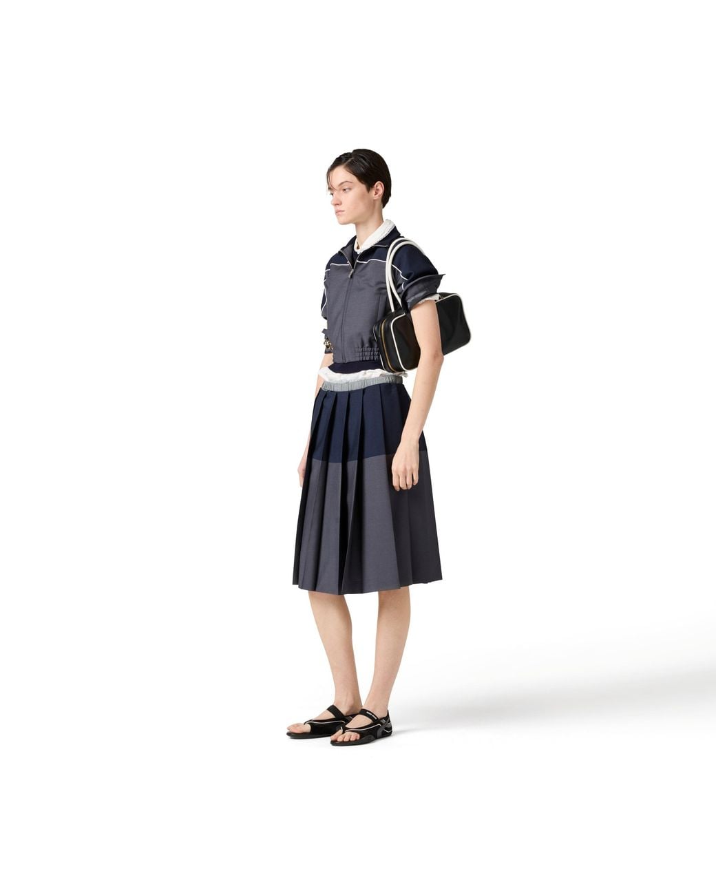 Miu Miu White Slubbed Poplin Shirt