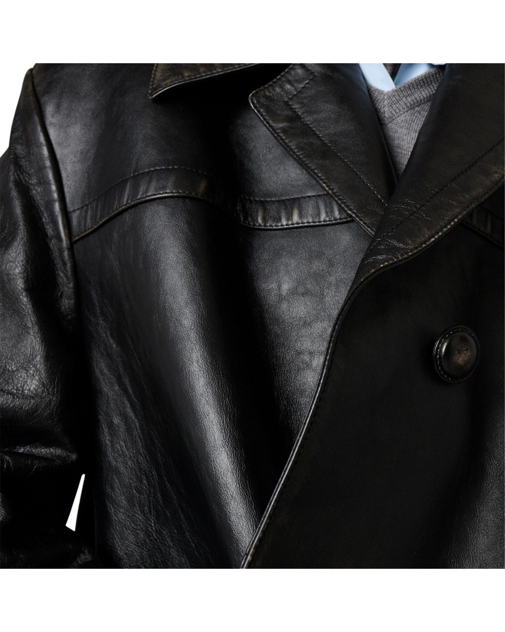Miu Miu Black Leather Jacket
