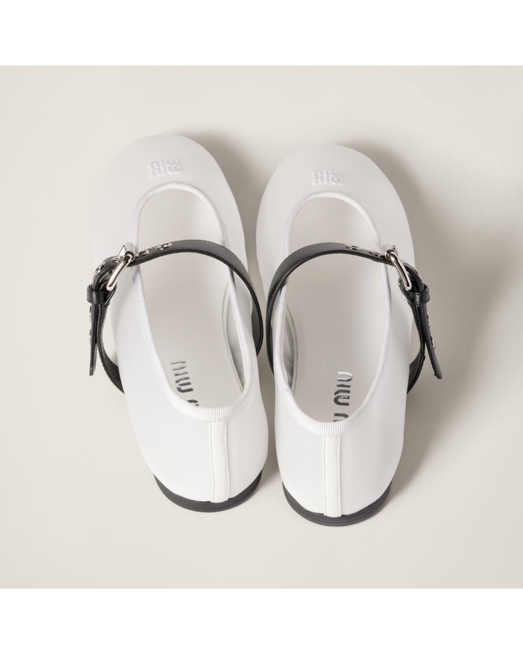 【MIU MIU】BIG Sale★MESH ファブリック バレリーナ Miu Miu メッシュファブリック バレリーナ☆37.5☆ - メルカリ