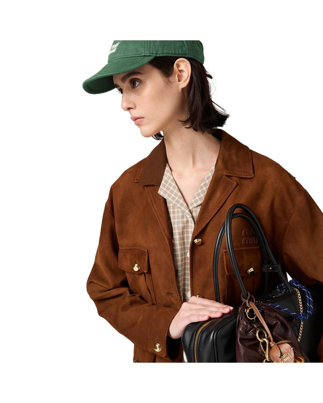 Miu Miu Brown Suede Jacket