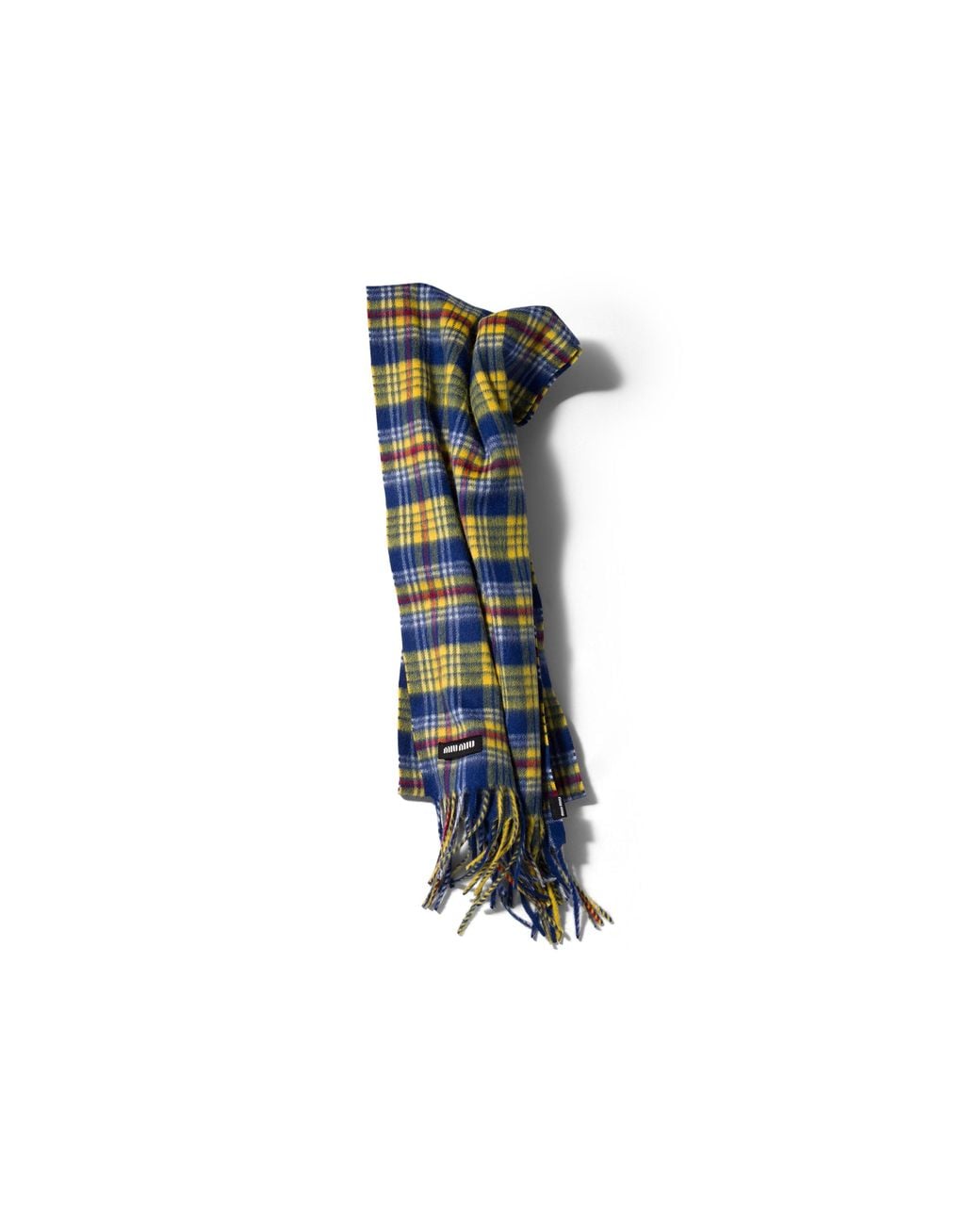 Miu Miu Green Wool And Cashmere Scarf