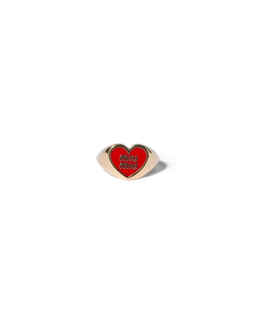 Miu Miu Red Metal Ring