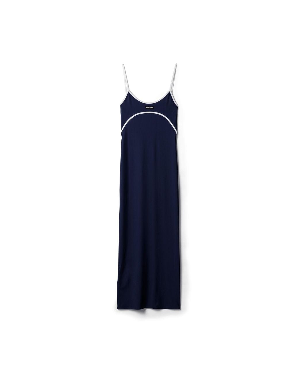 Miu Miu Blue Stretch Jersey Midi-Dress