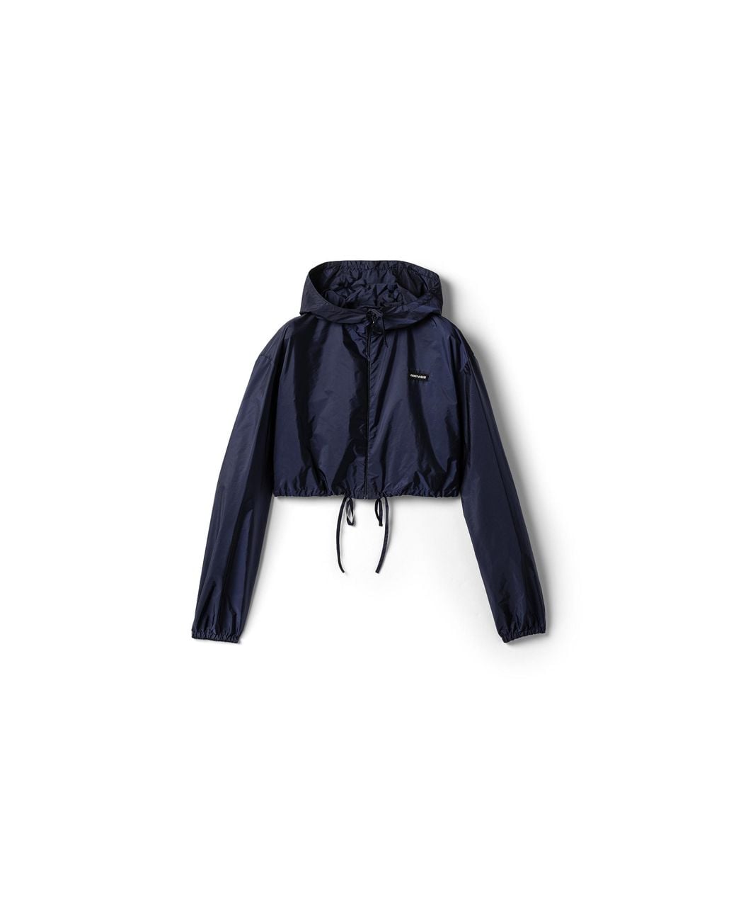 Miu Miu Blue Technical Fabric Windbreaker