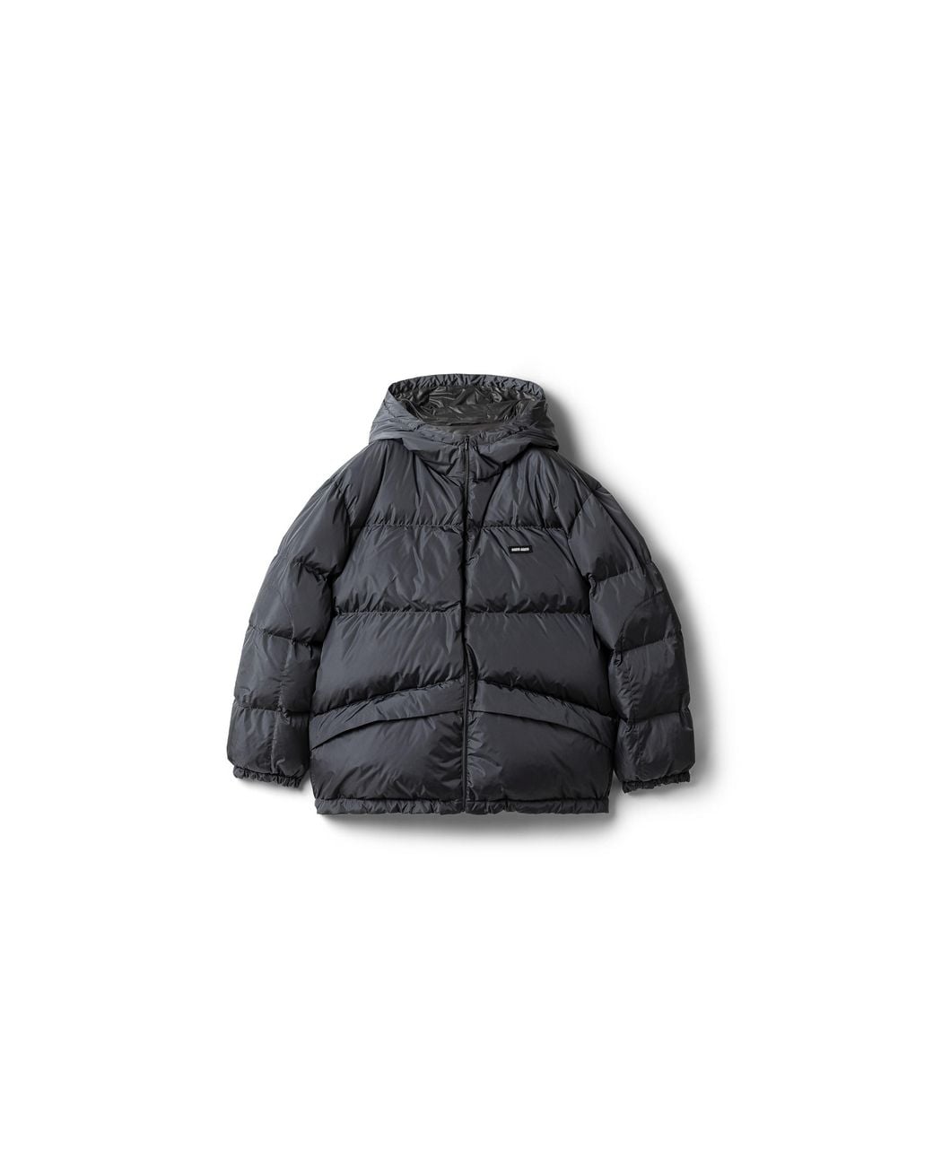 Miu Miu Black Technical Fabric Down Jacket