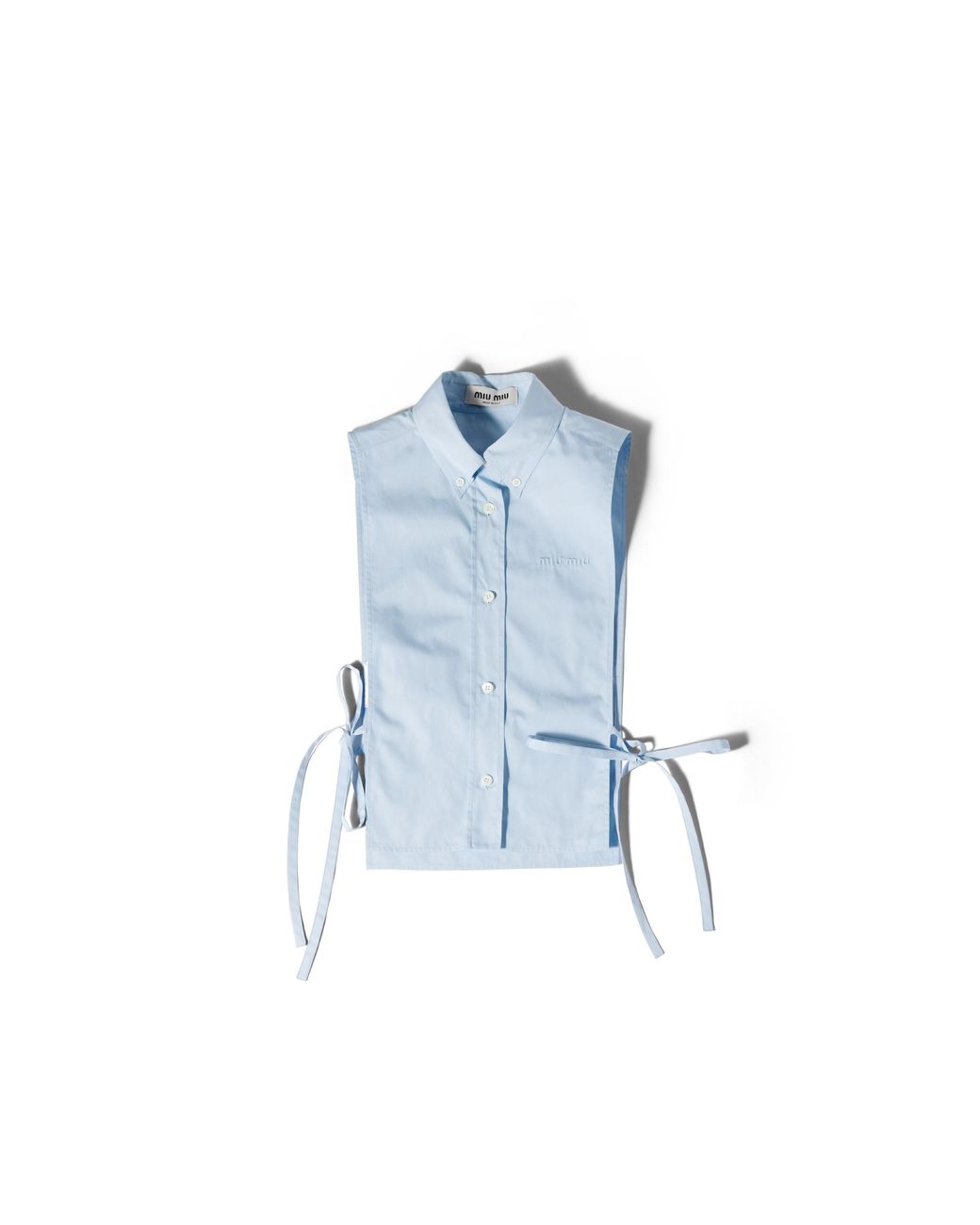 Miu Miu Blue Poplin Shirt