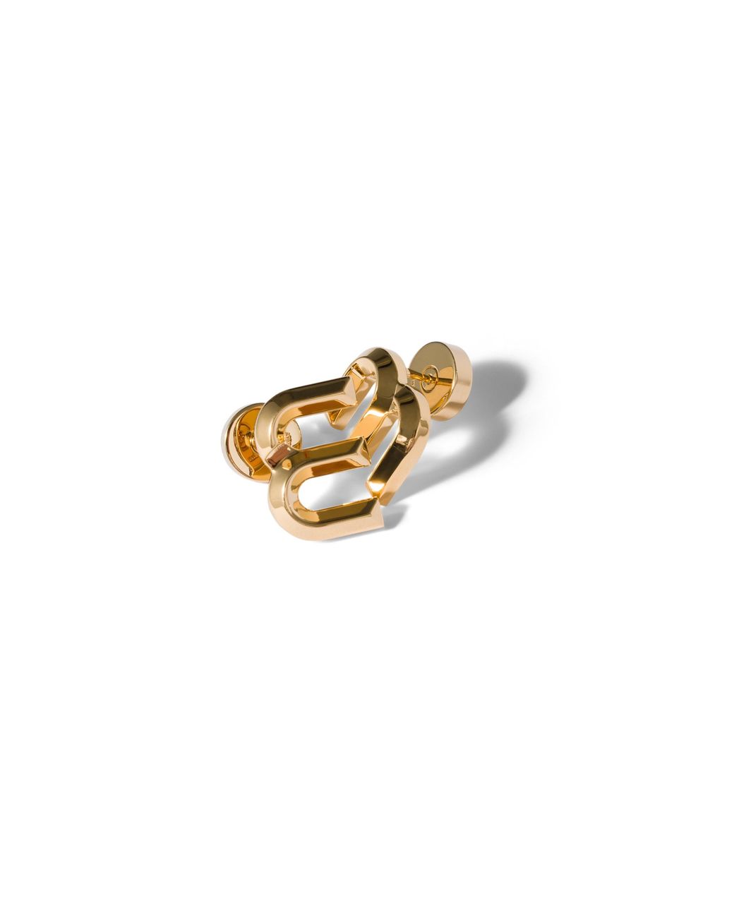 Miu Miu Metallic Metal Earrings
