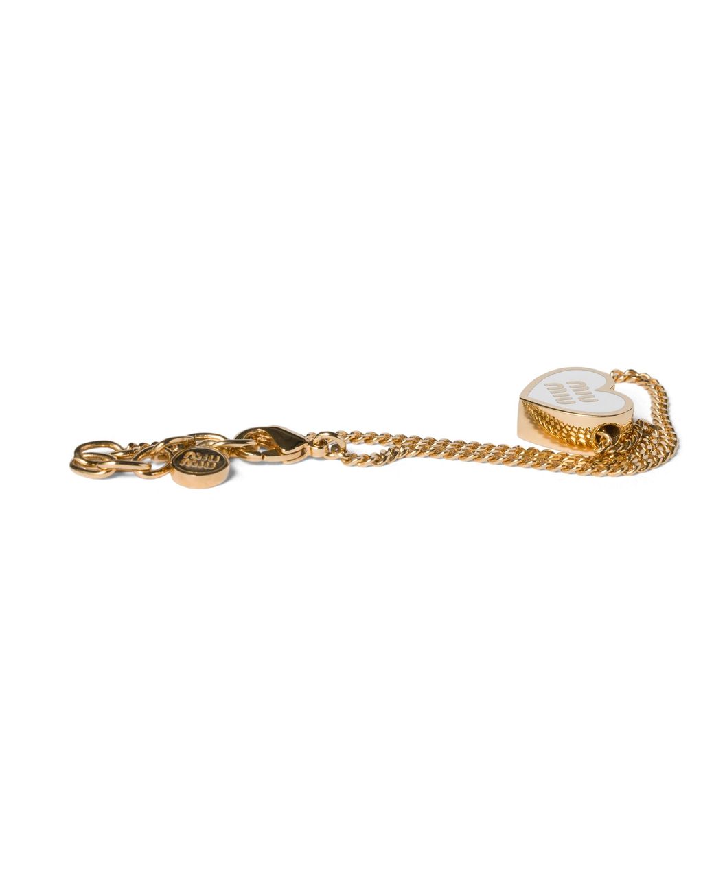 Miu Miu Metallic Metal Bracelet