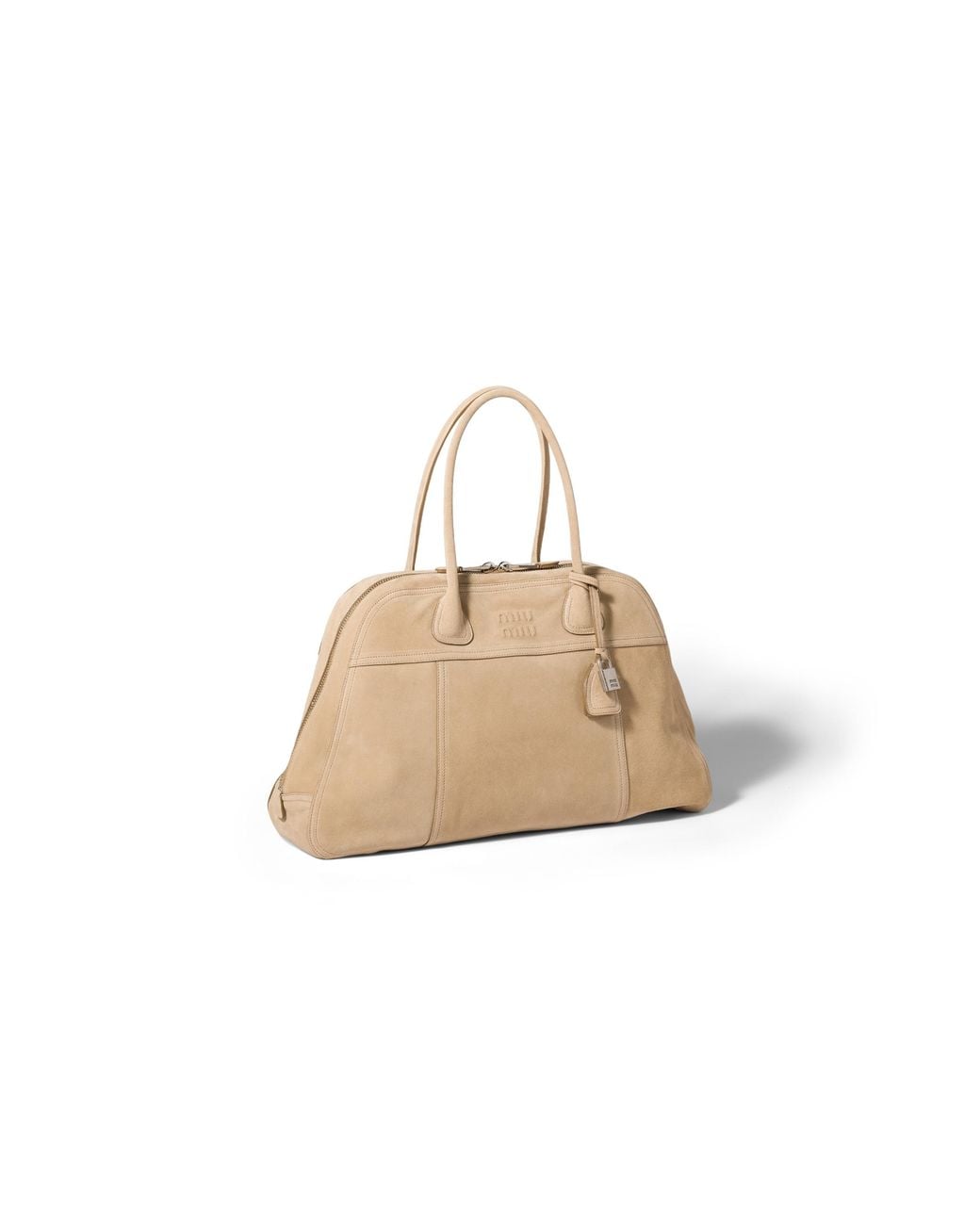 Miu Miu Natural Vivant Suede Bag