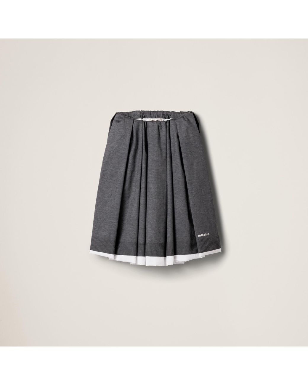 miu-miu-Slate-GrayWhite-Knit-