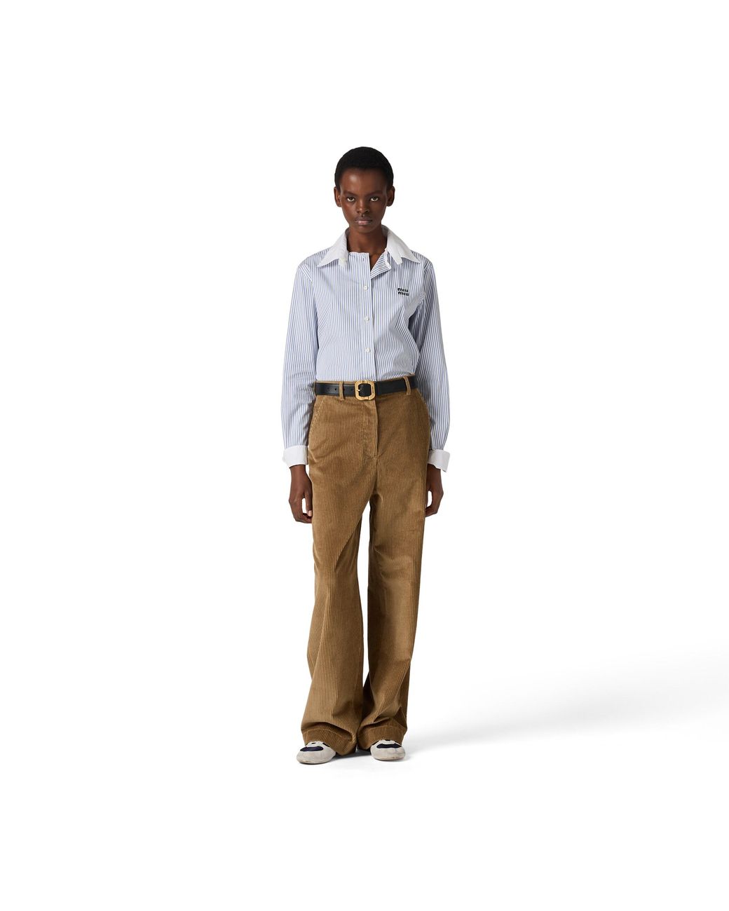 Miu Miu Natural Corduroy Pants