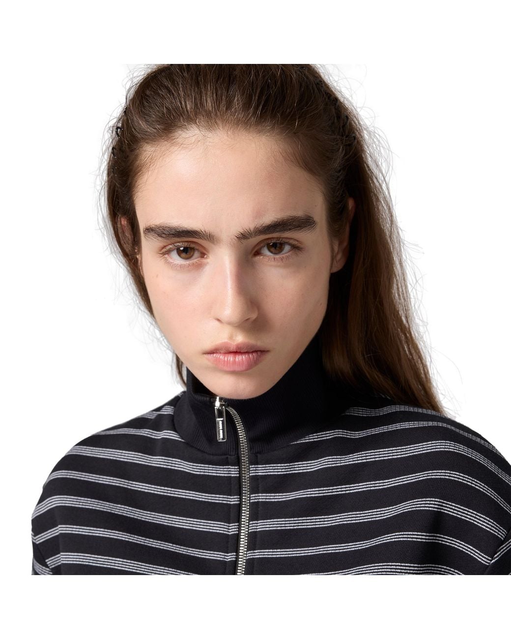 Miu Miu Black Cotton Sweatshirt Jacket