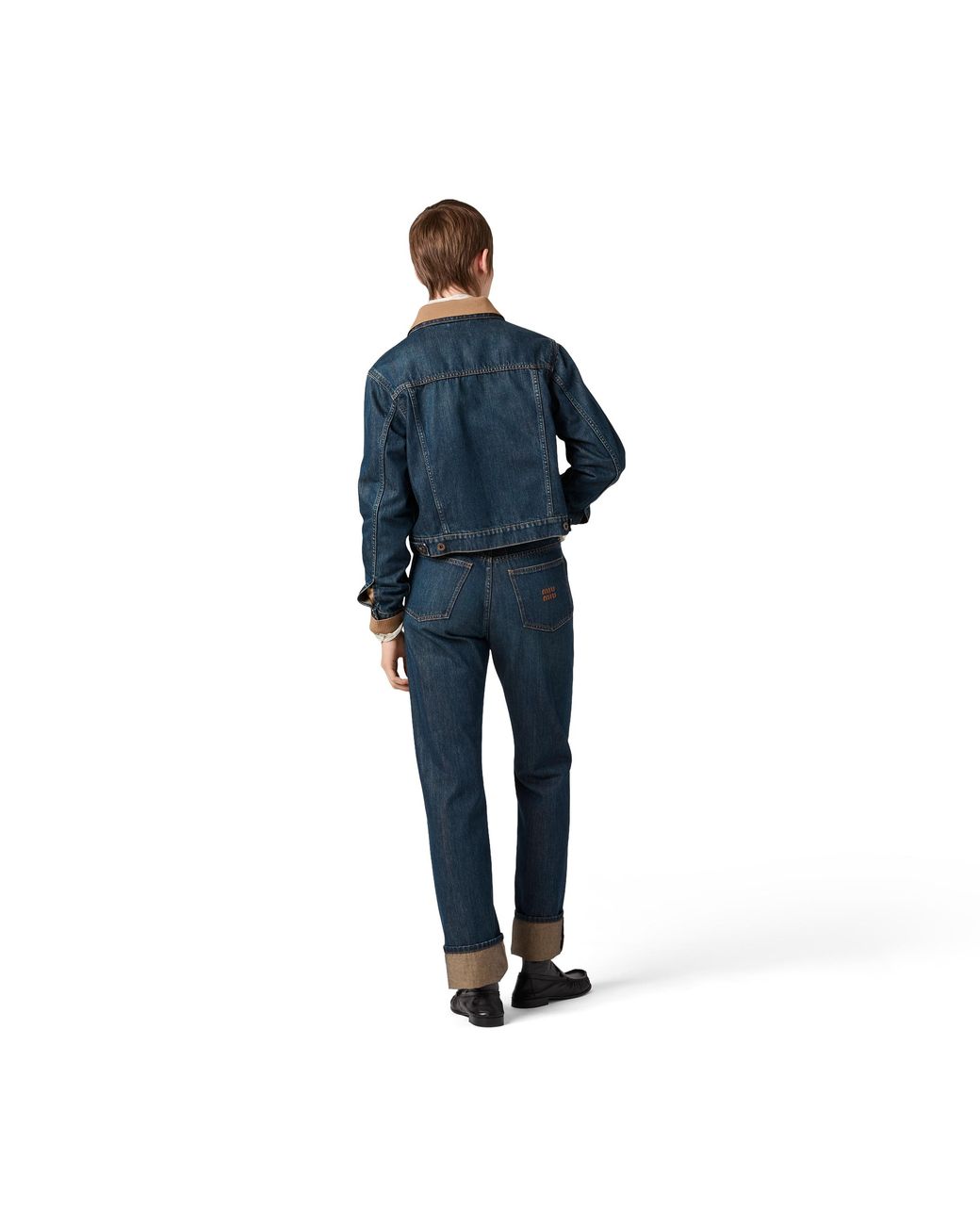 Miu Miu Blue Five-Pocket Denim Jeans