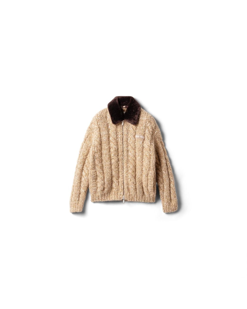 Miu Miu Natural Cashmere Cardigan
