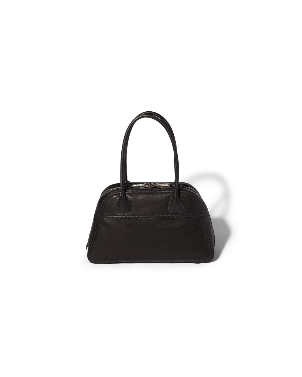 Miu Miu Black Vivant Nappa Leather Bag