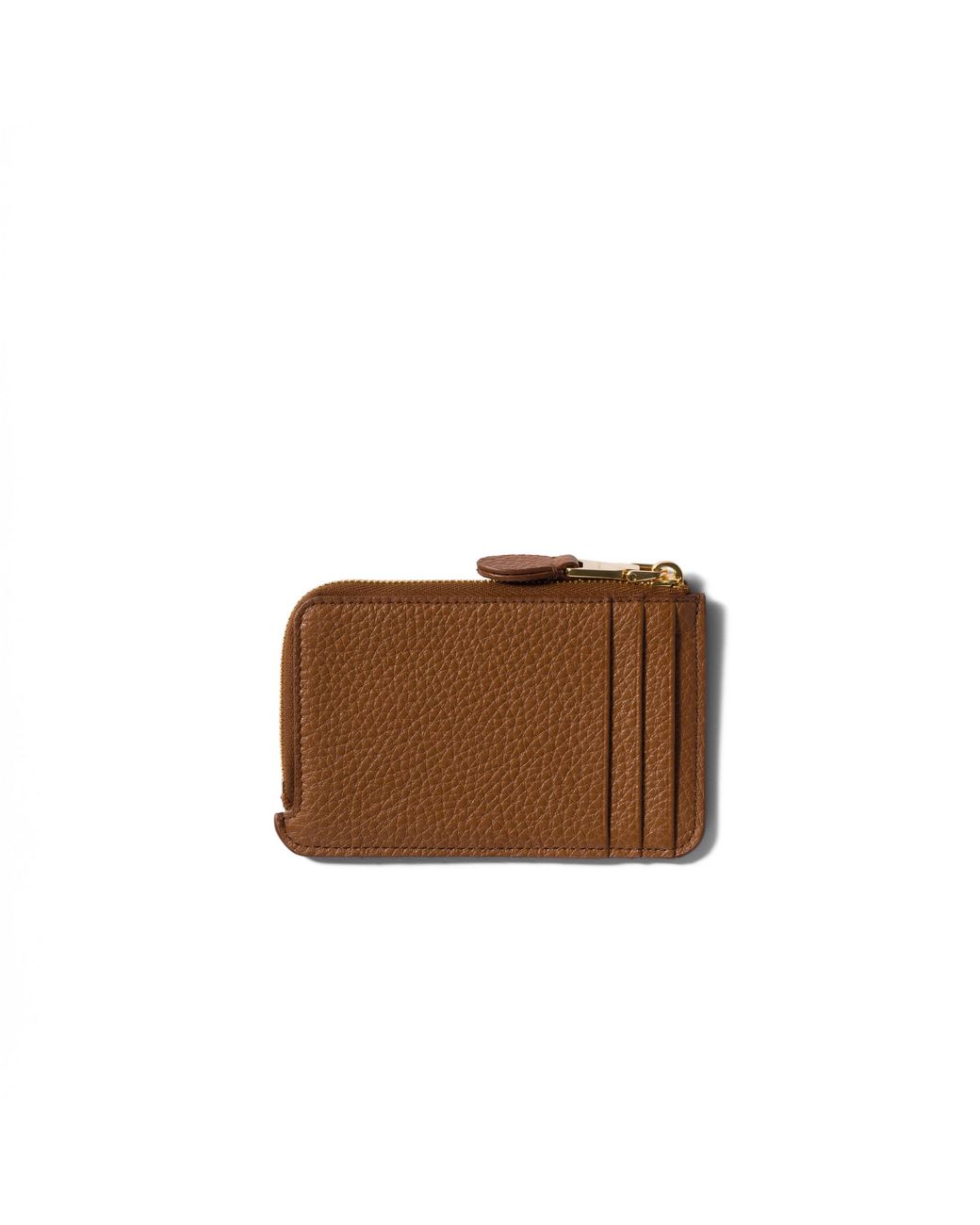 Miu Miu Brown Leather Pouch Card Holder