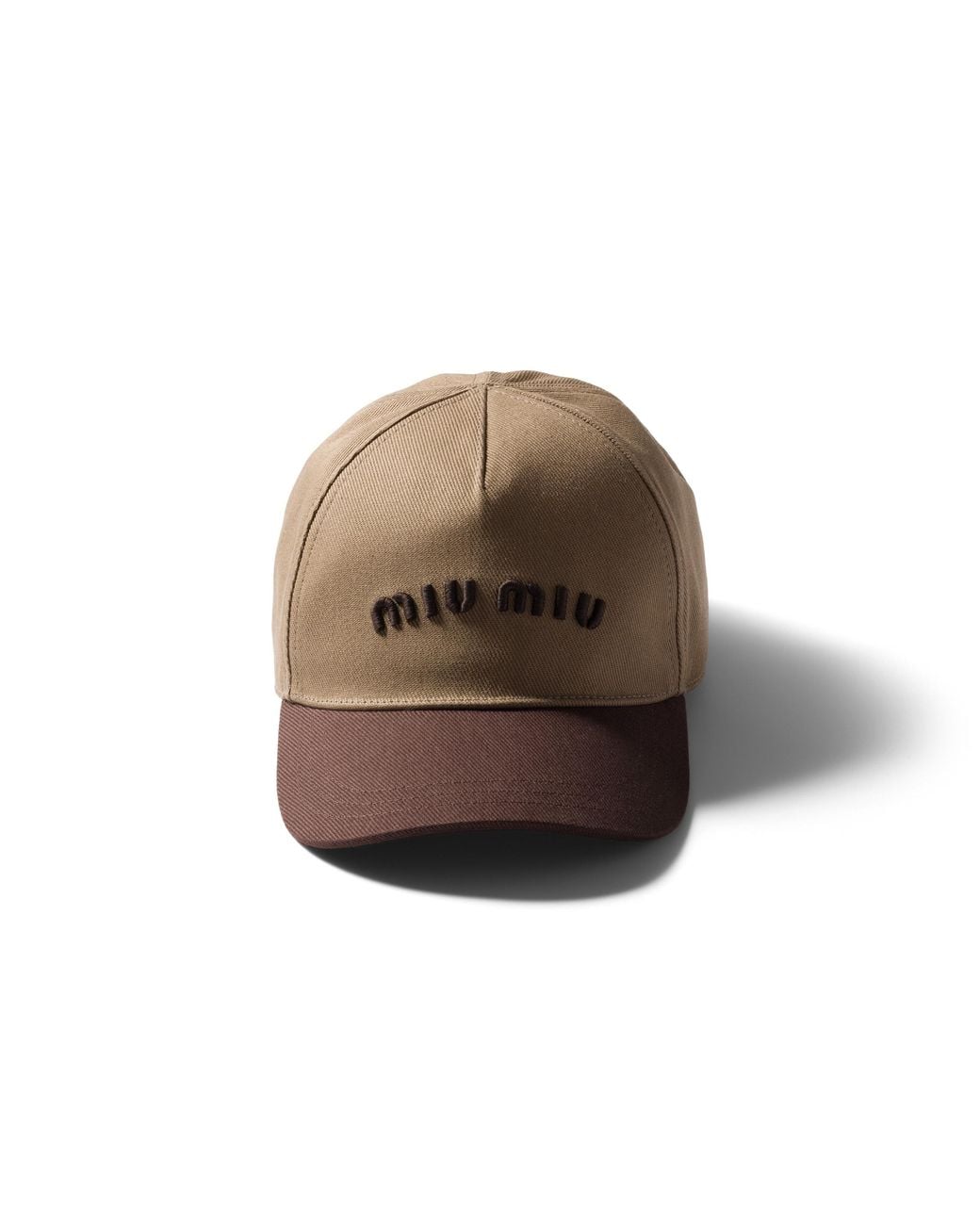 Miu Miu Natural Drill Baseball Cap