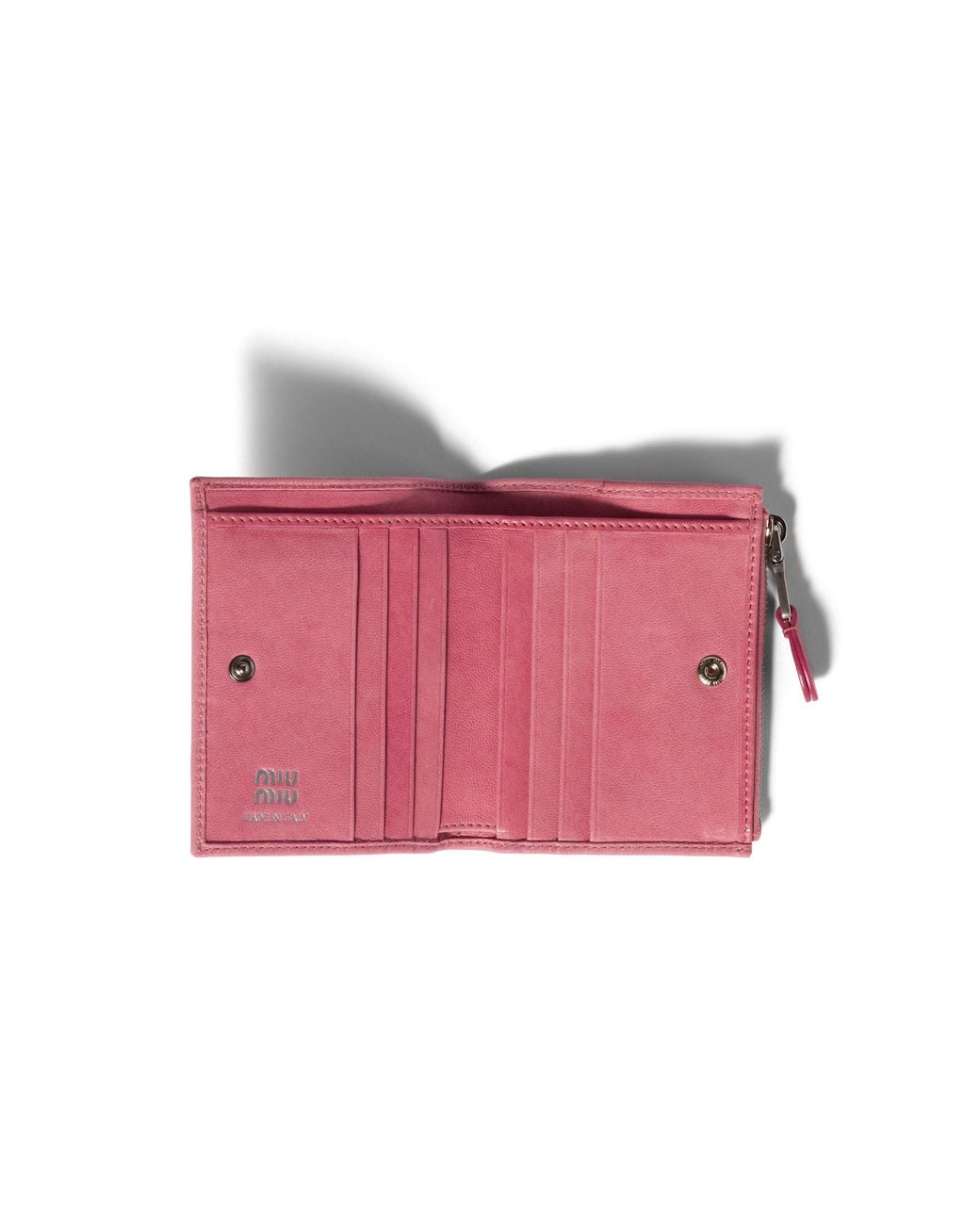 Miu Miu Pink Small Leather Wallet