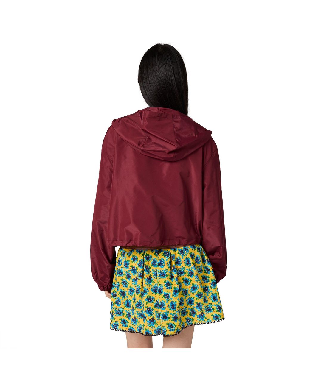 Miu Miu Red Technical Fabric Blouson Jacket