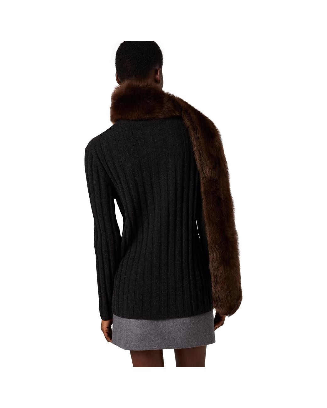 Miu Miu Black Wool And Cashmere Cardigan