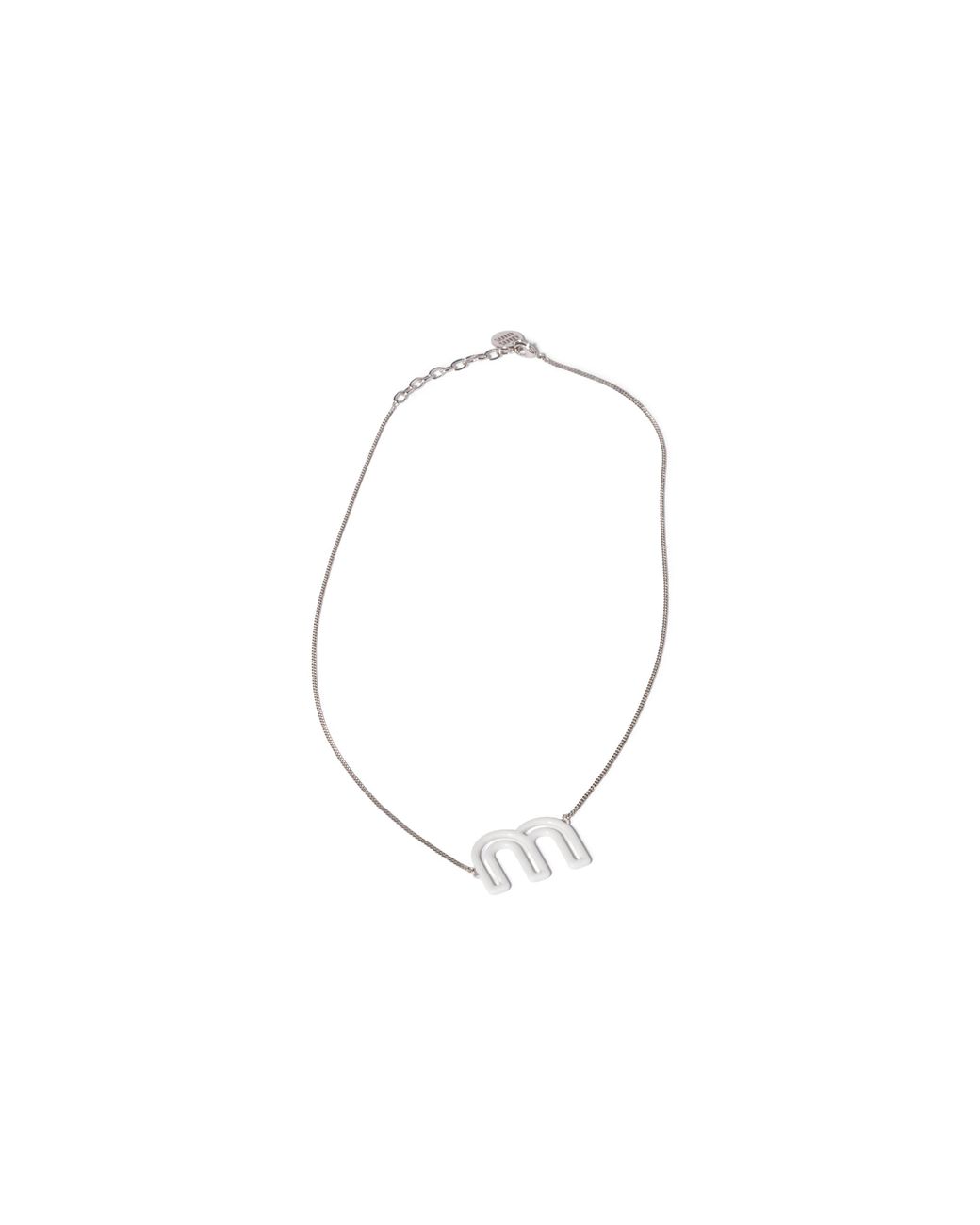 Miu Miu Metallic Metal Necklace