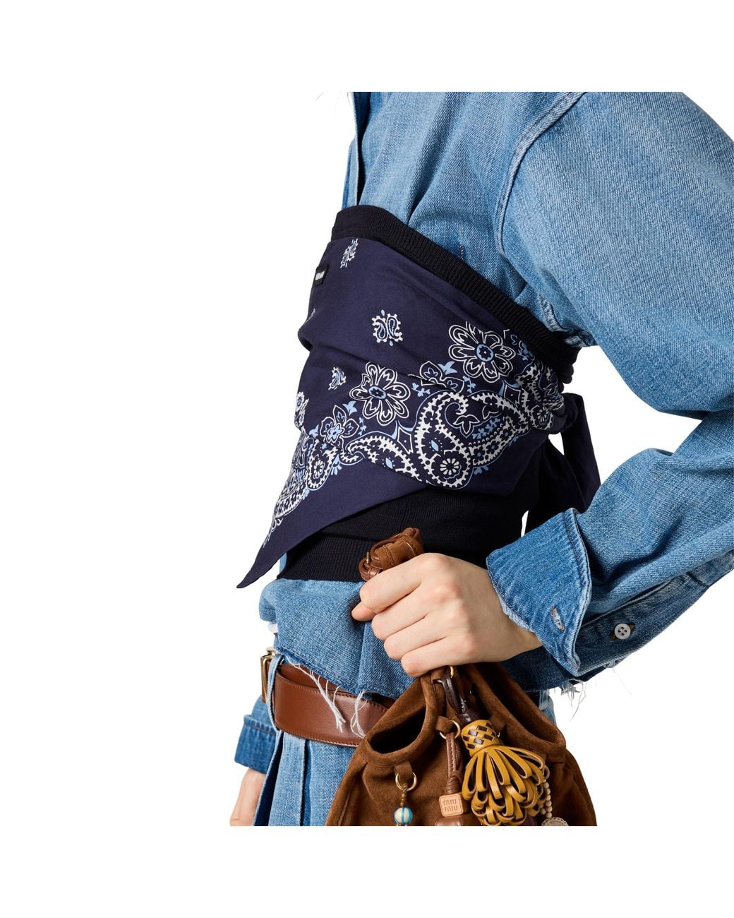 Miu Miu Blue Denim Shirt