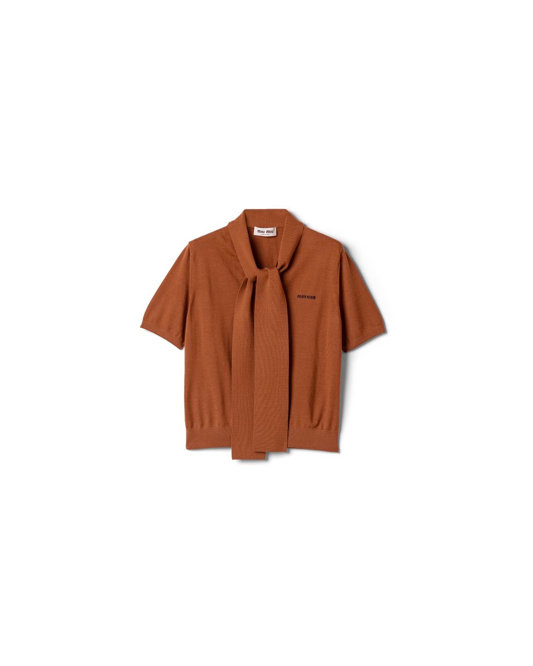 Miu Miu Brown Wool Sweater