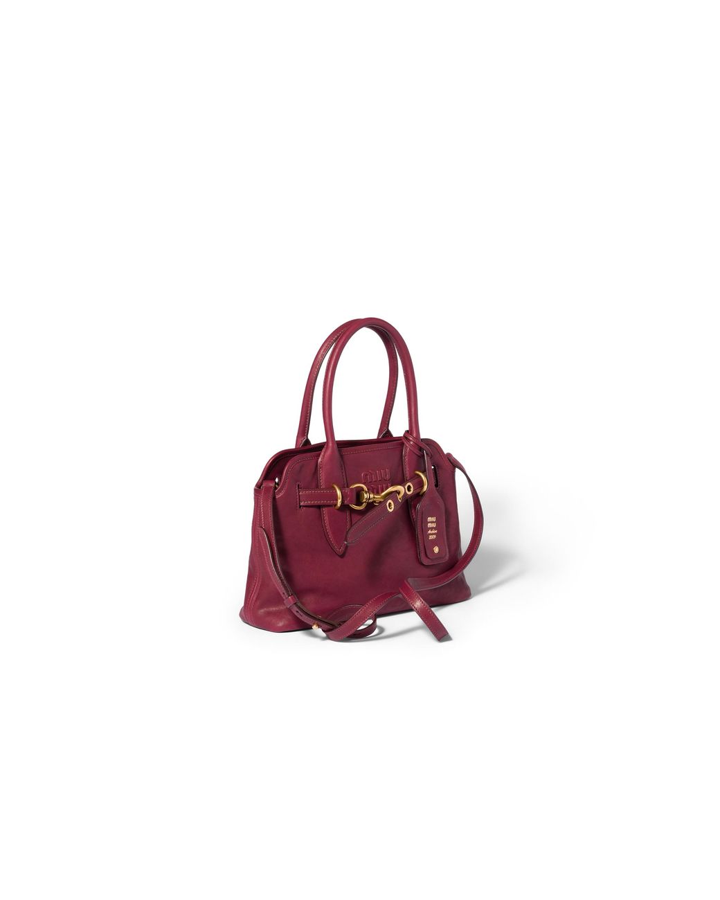 Miu Miu Red Aventure Nappa Leather Bag