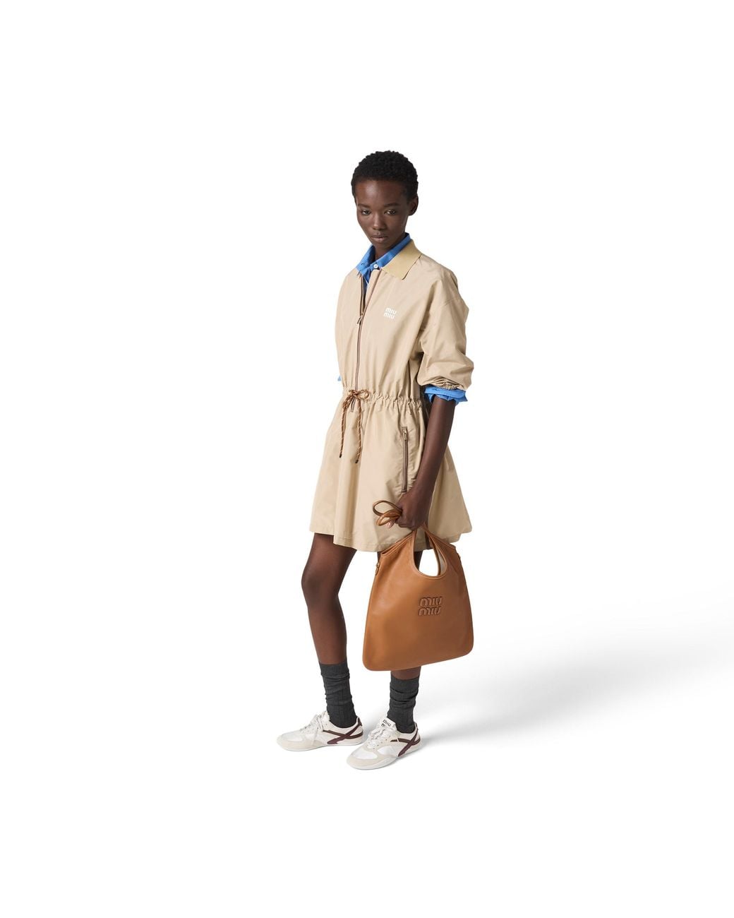 Miu Miu Brown Ivy Leather Bag