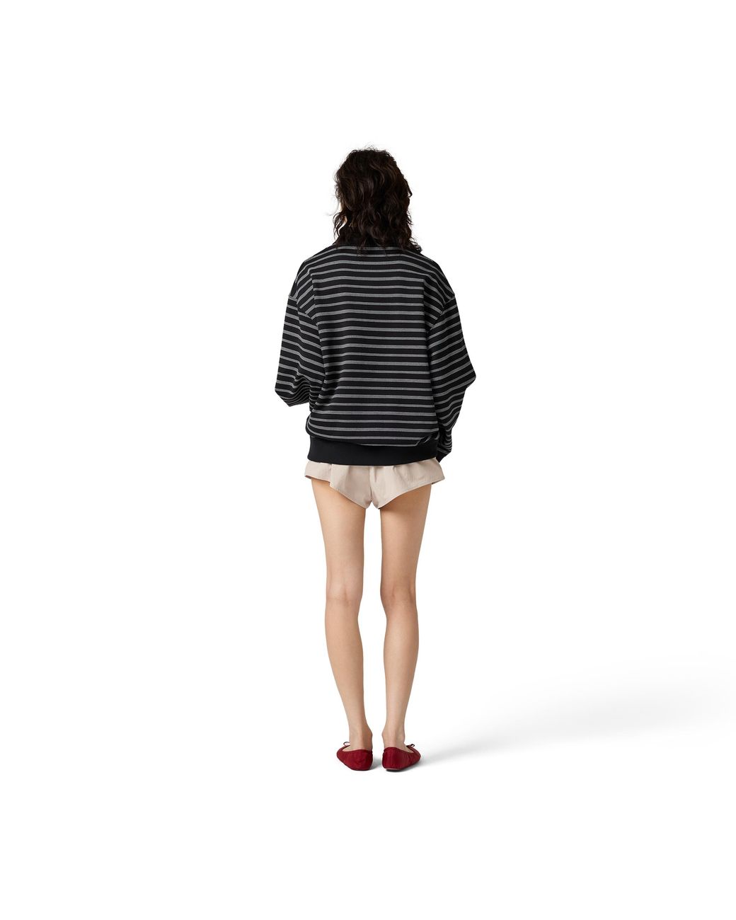 Miu Miu Black Cotton Sweatshirt