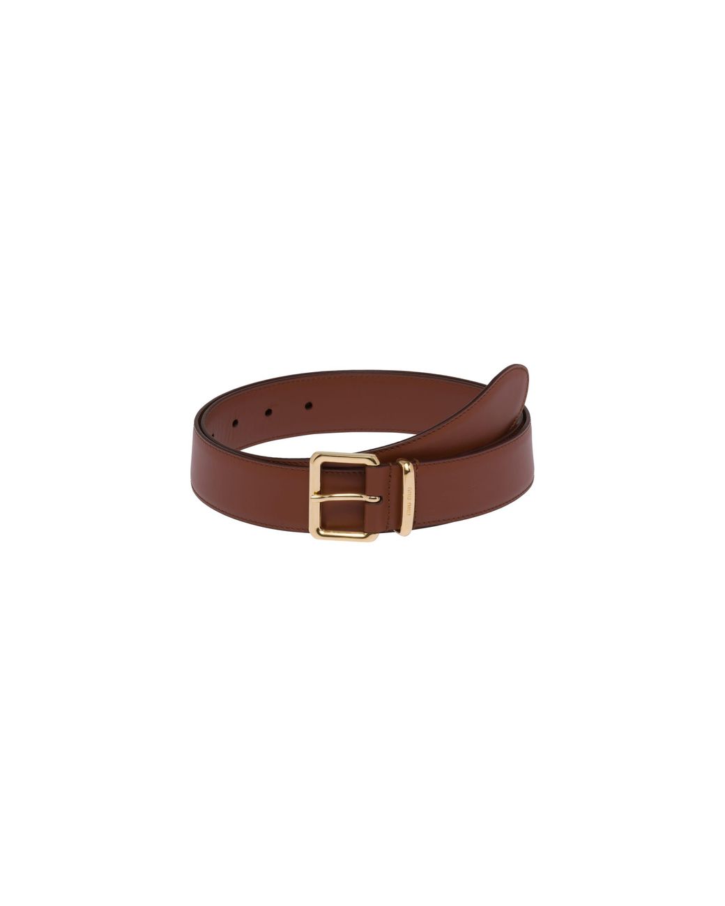 Miu Miu Brown Leather Belt