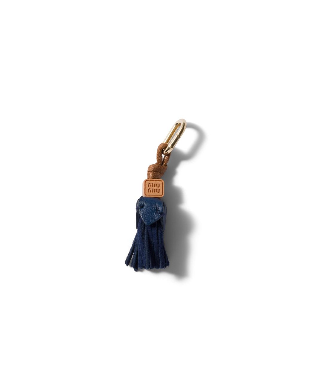 Miu Miu Blue Leather Micro Trick