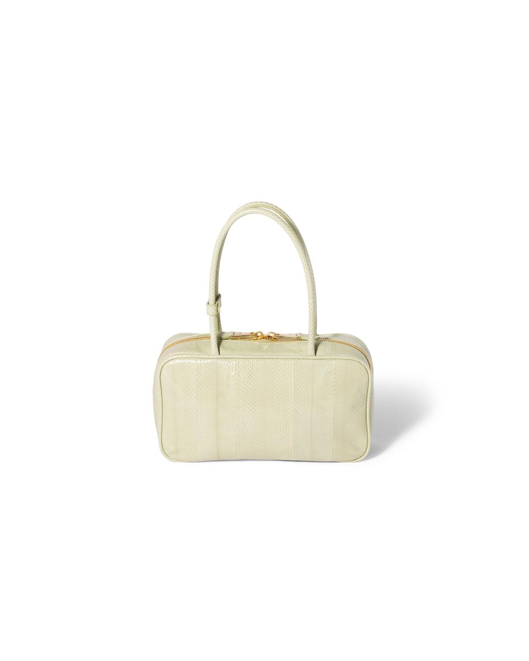 Miu Miu Metallic Beau Ayers Leather Bag