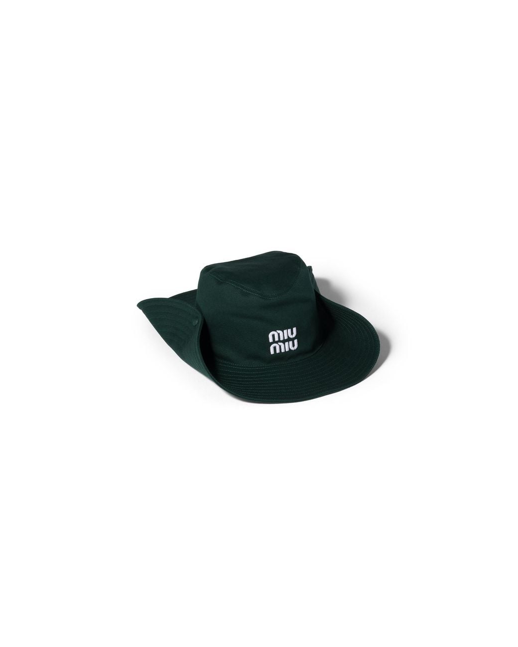 Miu Miu Black Drill Hat