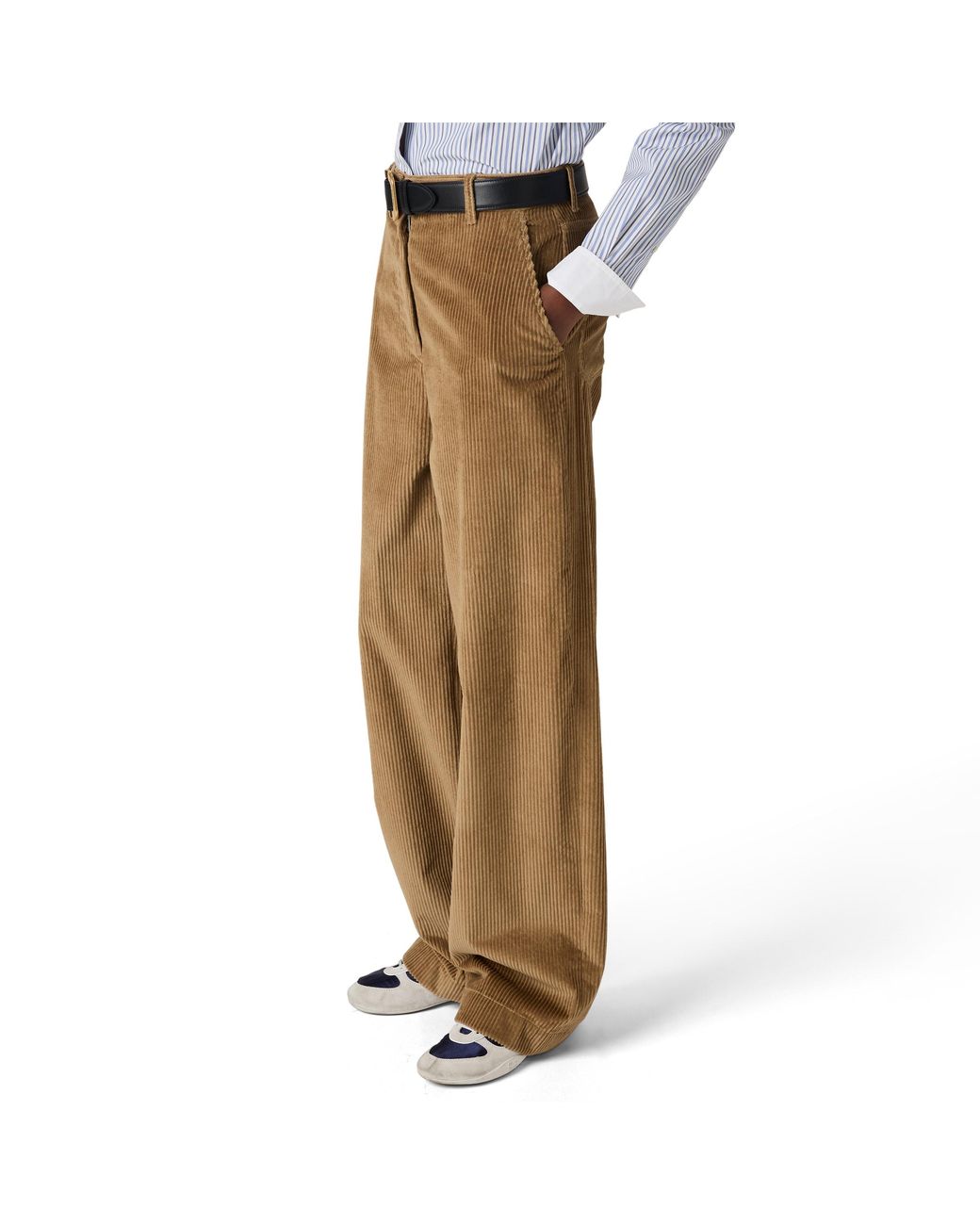 Miu Miu Natural Corduroy Pants