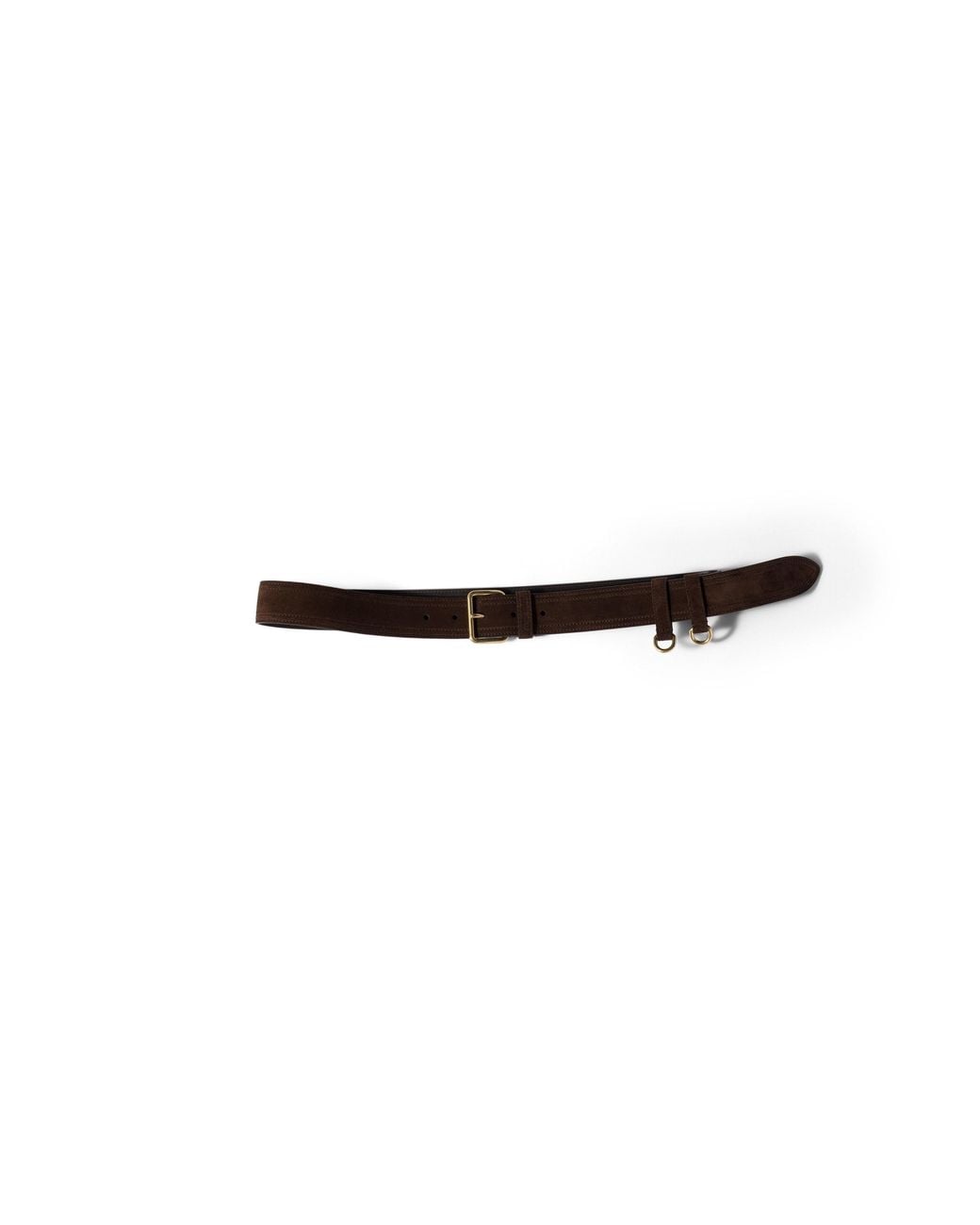 Miu Miu White Suede Belt