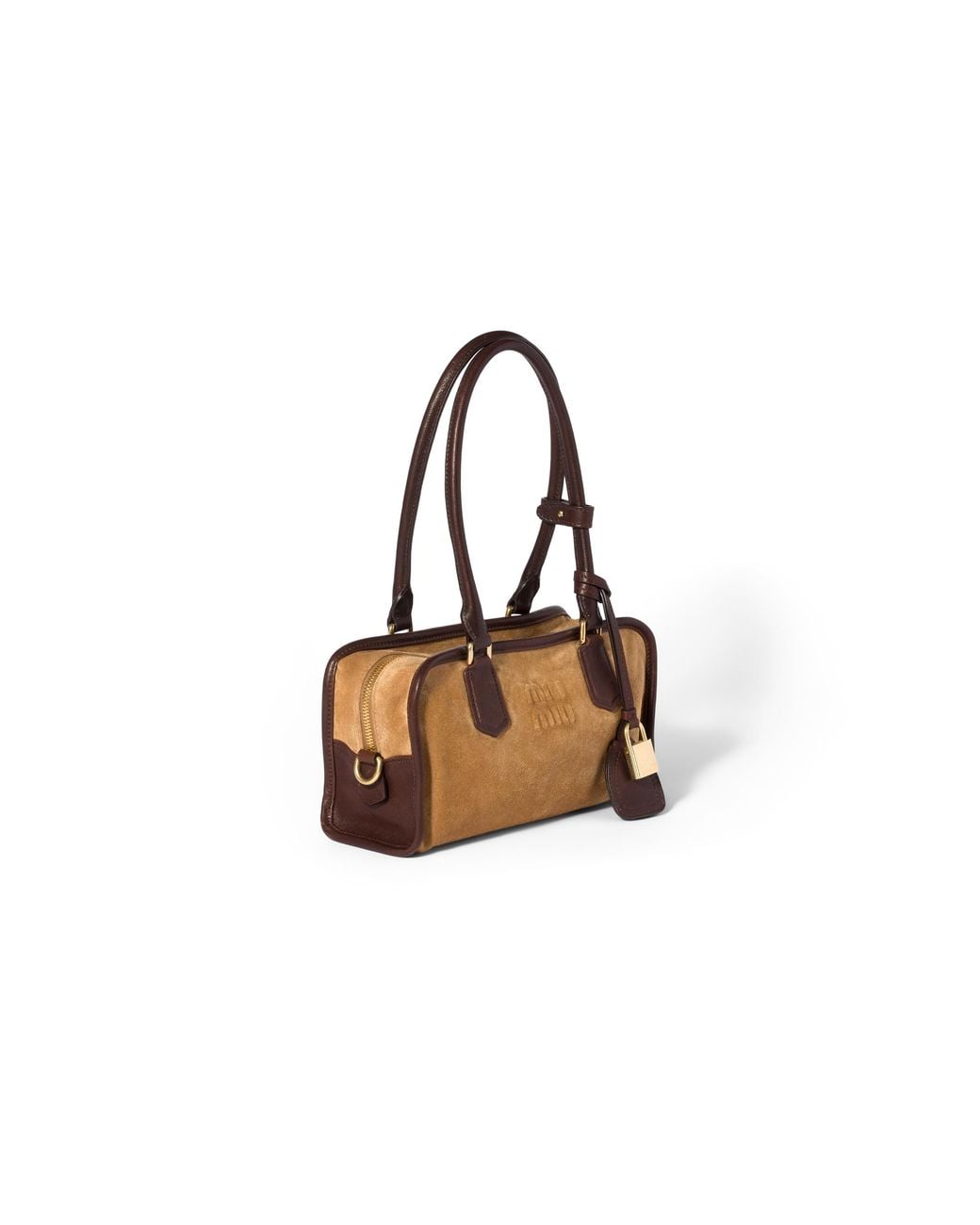 Miu Miu Brown Retour Suede Bag