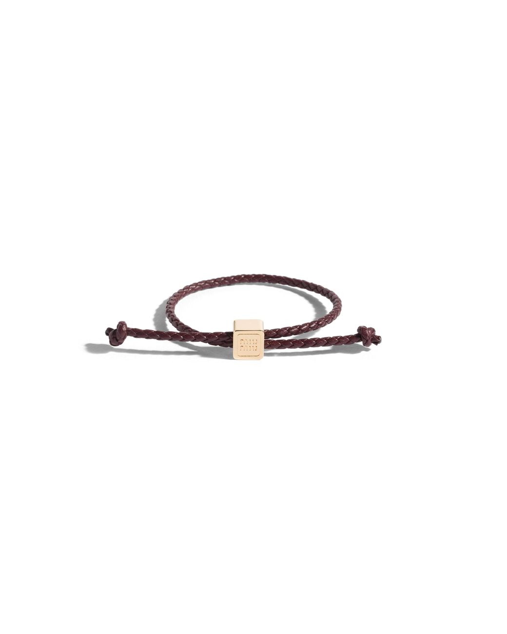Miu Miu Red Leather Bracelet