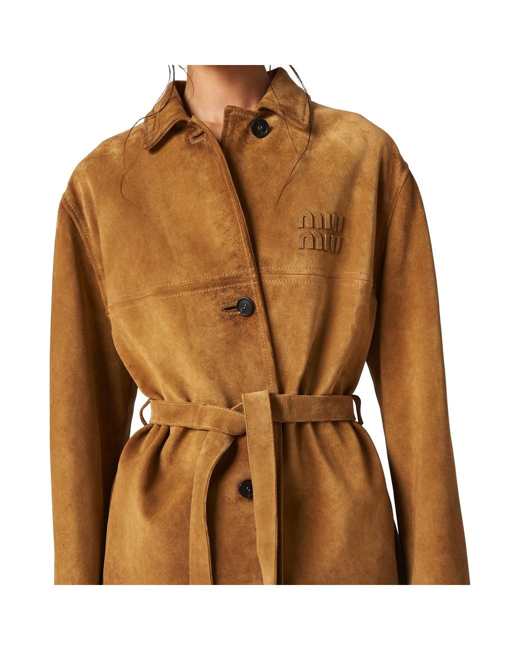 Miu Miu Brown Leather Jacket