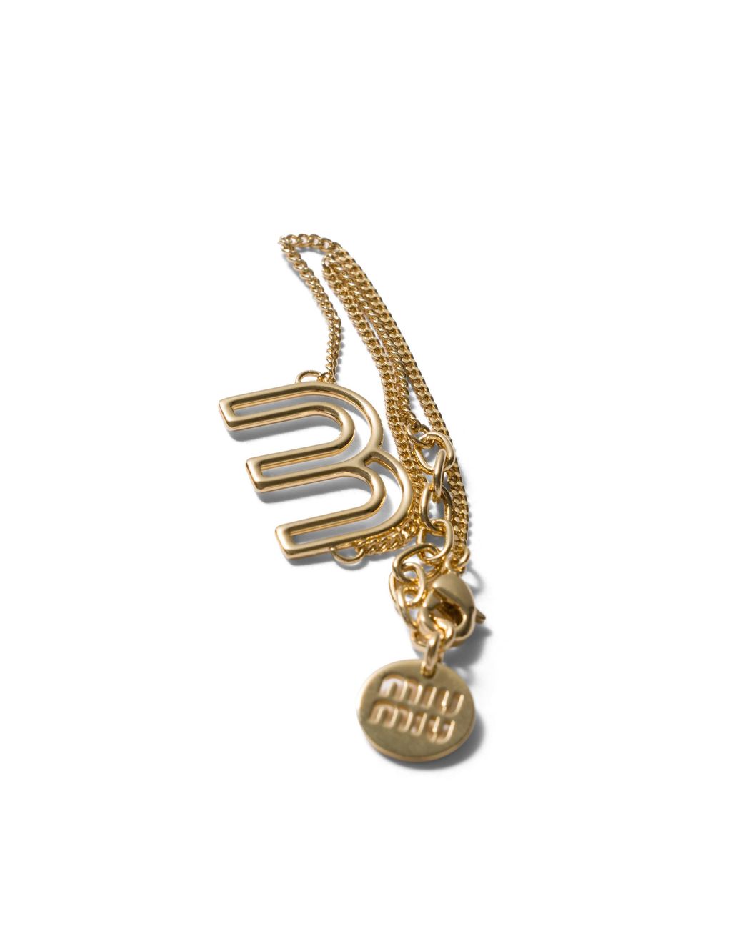 Miu Miu Metallic Metal Bracelet