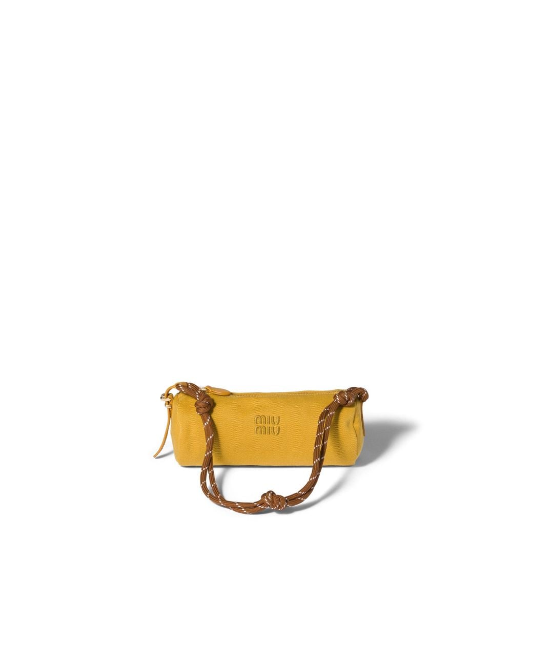Miu Miu Metallic Gabardine Pouch