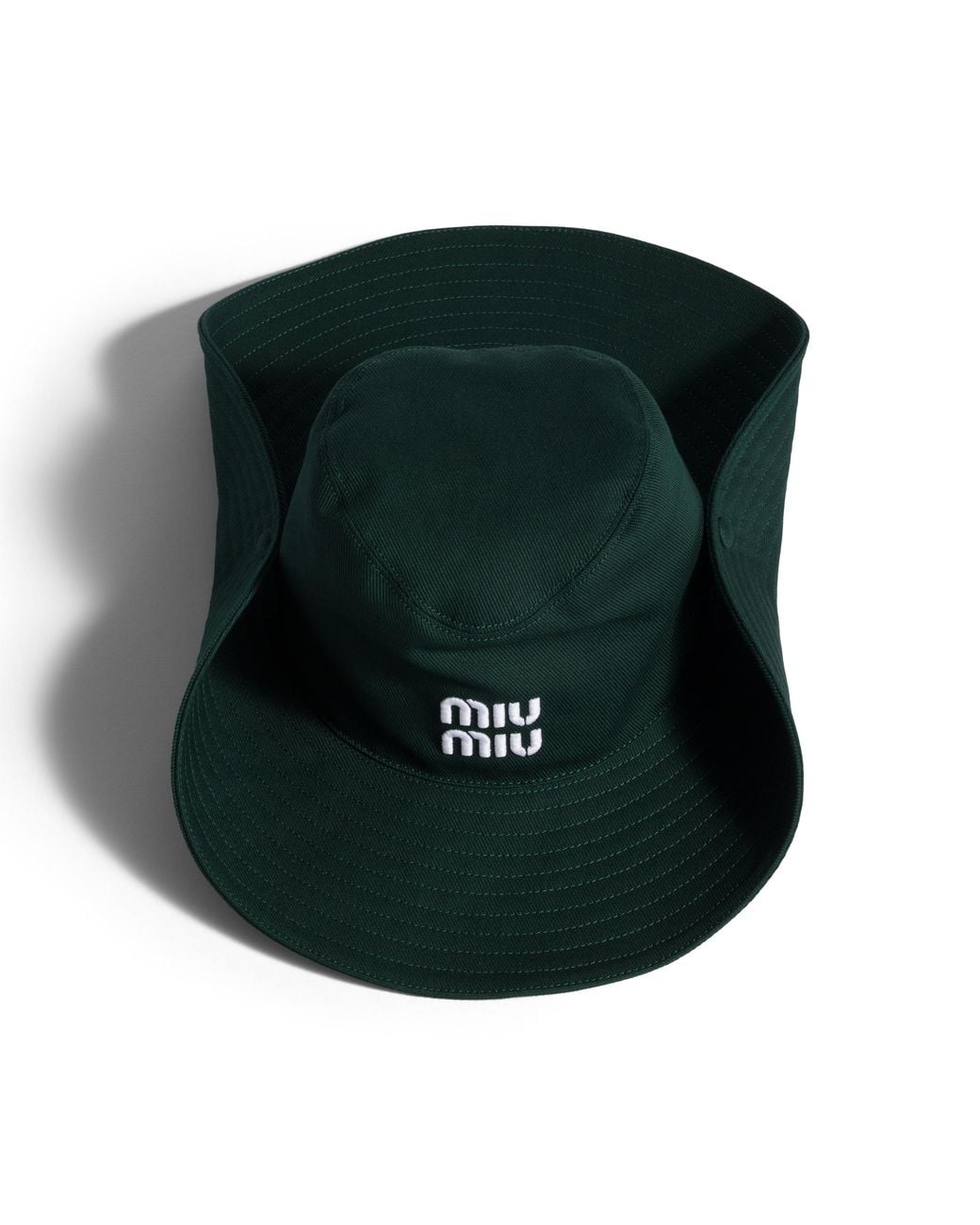 Miu Miu Black Drill Hat