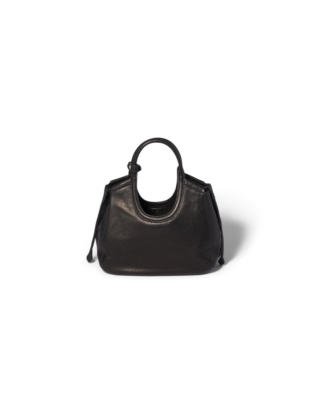 Miu Miu Black Ivy Nappa Leather Tote Bag