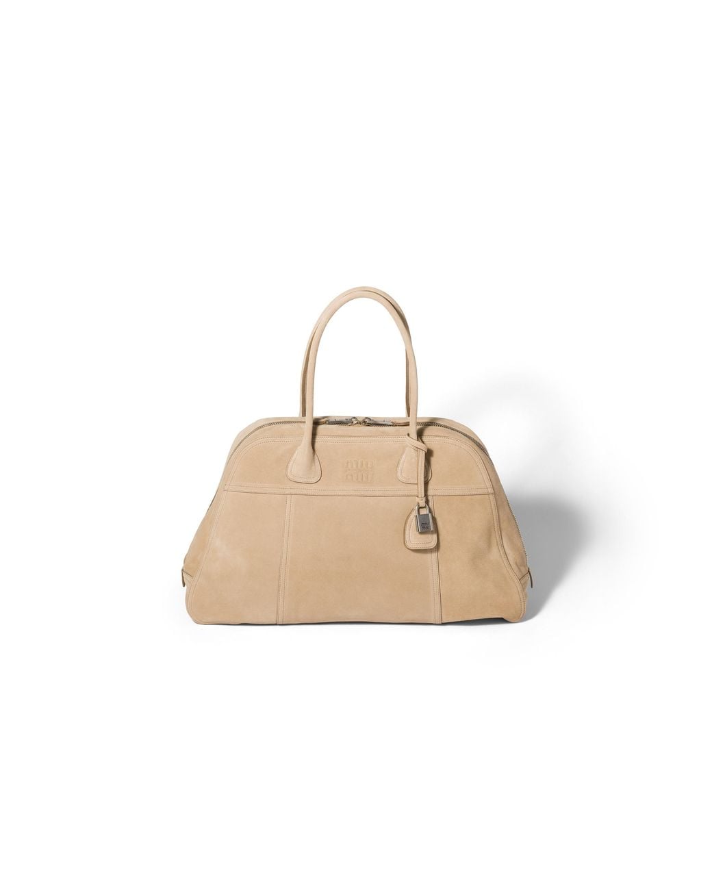 Miu Miu Natural Vivant Suede Bag