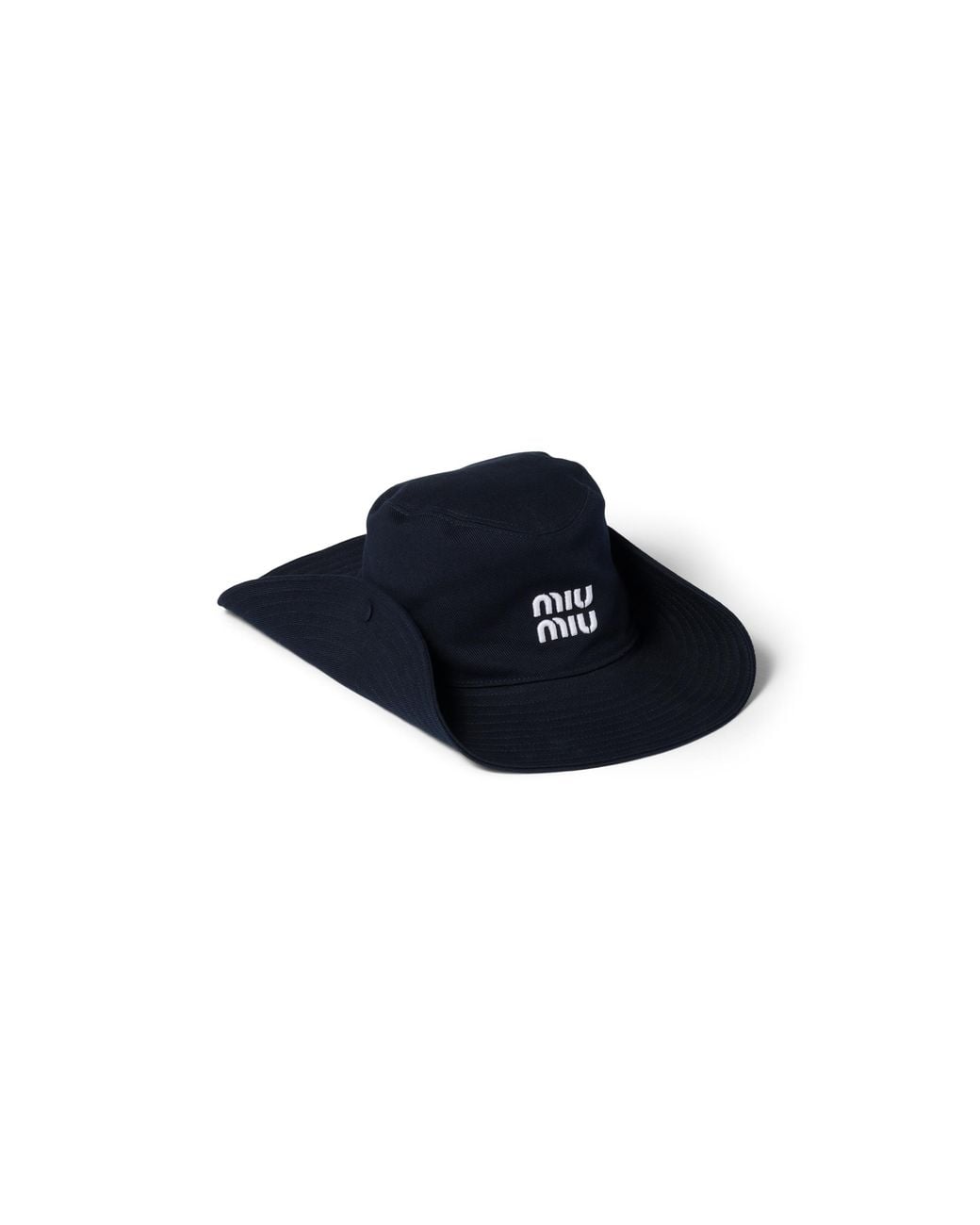 Miu Miu Blue Drill Hat